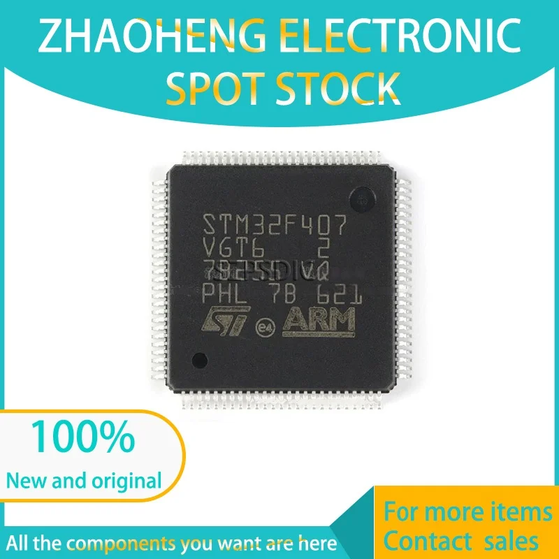 STM32F407VGT6 IC MCU 32BIT 1MB FLASH 100LQFP SZPSDIC 100% brand new original chip