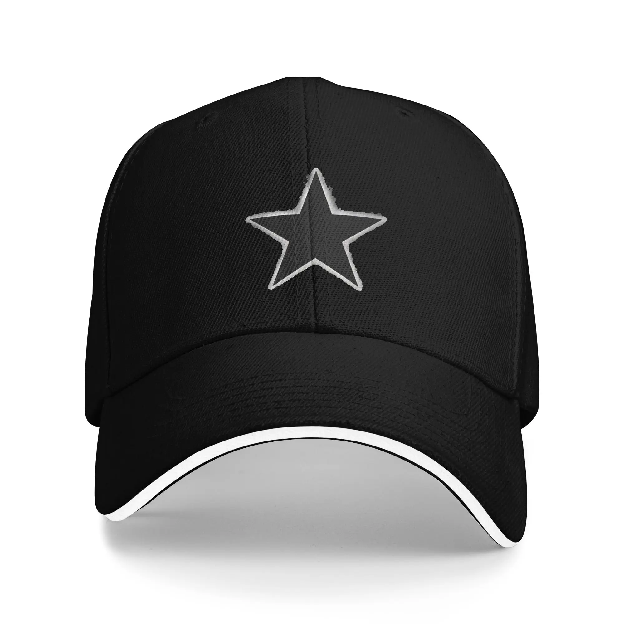 Star eclipse Davids Bowied Baseball Cap Hip Hop Sandwich Hats Unisex Style Polyester Caps Hat Running Golf