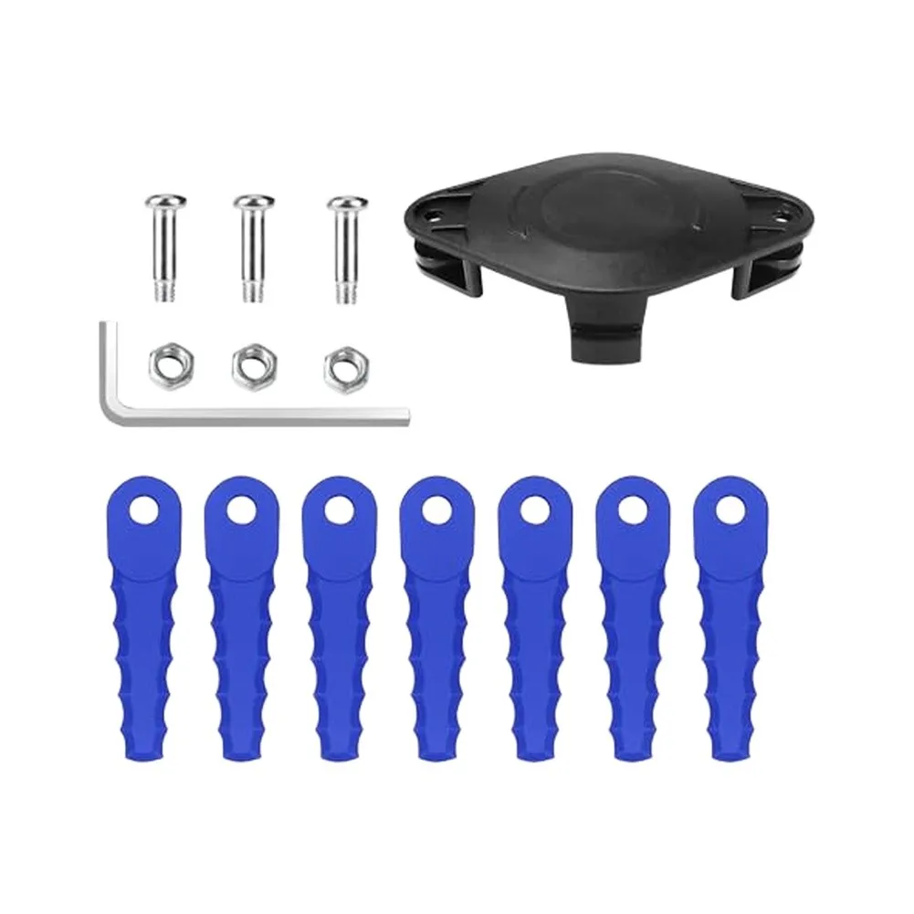 KST-120X Grass Trimmer Replacement Kit with 1 Tool Holder 8 Cutting Tools and 4 Mounting Screws for Cordless String Trimmers