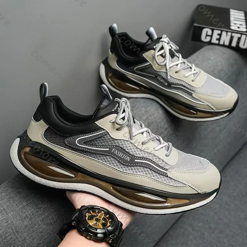 Men's Breathable Mesh Sports Shoes Comfortable Non-Slip Running Male Sneakers Racing Shock-absorbing Outdoor Shoes for Women