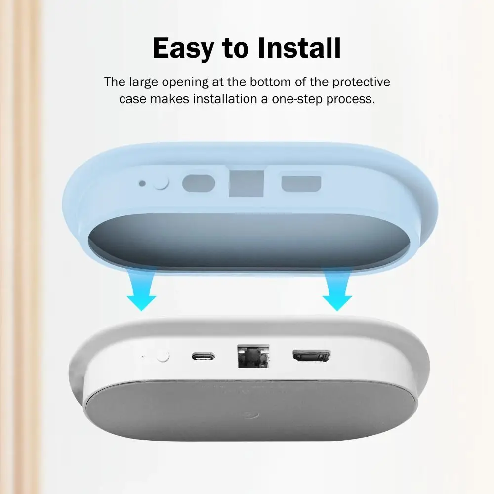 Silicone Protective Case Anti-scratch Shockproof Silicone Cover Accessories Protection Protector for Google TV Streamer 4K 2024