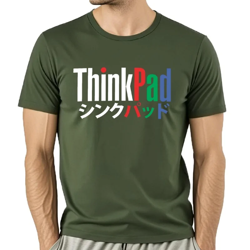 Camiseta con logotipo de ordenador portátil Thinkpad para hombre, ropa linda, tops lindos, ropa