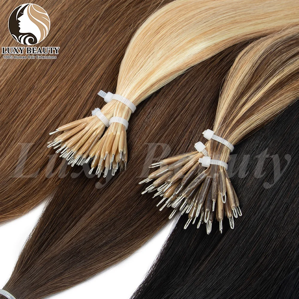 Hair Care Keratin - Extensioni per Capelli Umani con Anelli