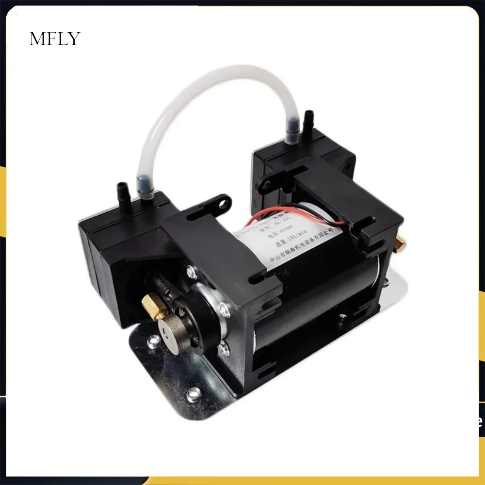 

HL-15L 12 В/220 В вакуумный насос с высоким положительным отрицательным давлением, большой косметический инструмент, бесшумный мембранный насос с двойной головкой, микровоздух