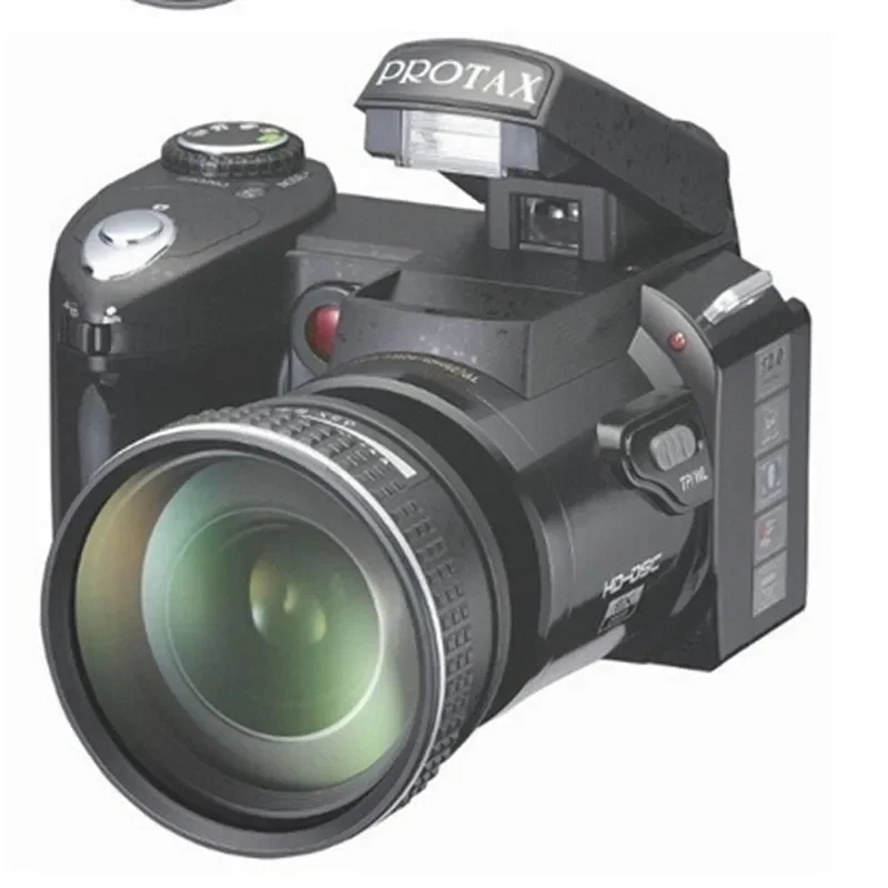 New 33.0MP Auto Focus HD Protax D7100 Digital Camera Professional SLR Three Lens Rope 24X Optical Zoom With Camera Bag