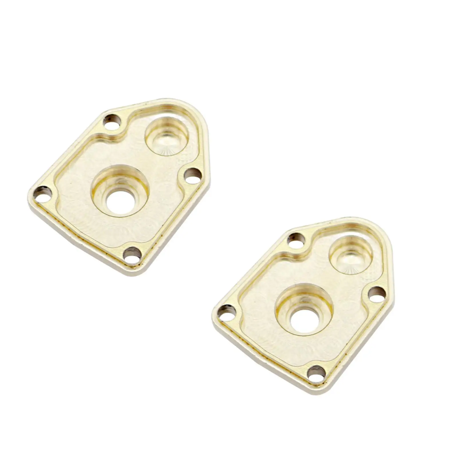 

2Pcs RC Rear Steering Outer Upgrage Cover Brass for 1/18 RC Crawler Car