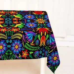 Meksika için masa örtüsü cinco de mayo meksika-hadi gidelim-parti için temalı süslemeler-dia de los muertos-çiçekli-ev mutfağı-yemek odası dekoru havluda en çok satılan 8 meksikalı-4 numara