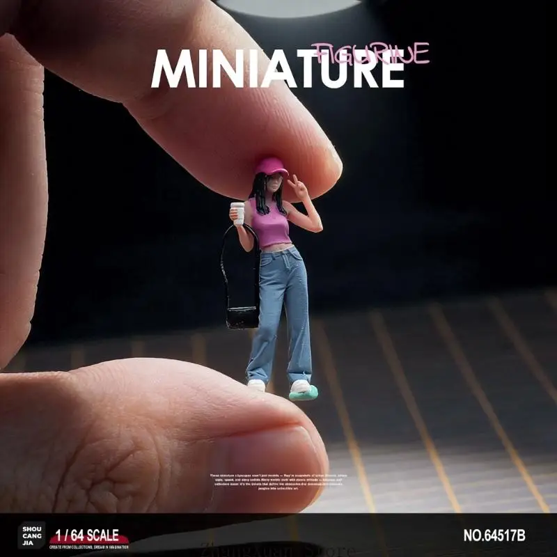 Handbemalte Miniaturfiguren Maßstab 1:64 für Zugszenen, Dioramen, Modell-Requisiten 3XUF – Detail 4