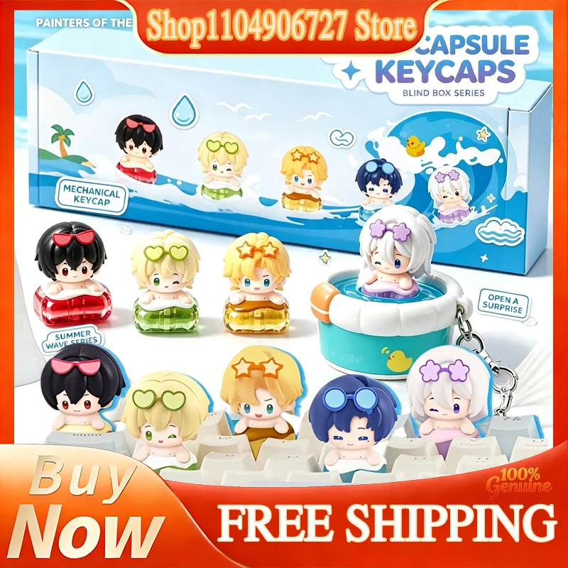 Playinfinity Lovebrush Chronicles Surging Waves Keycap Blind Box Portachiavi Giocattolo Di Tendenza Accessorio Per Tastiera Regalo Da Collezione Per Giocatori-image