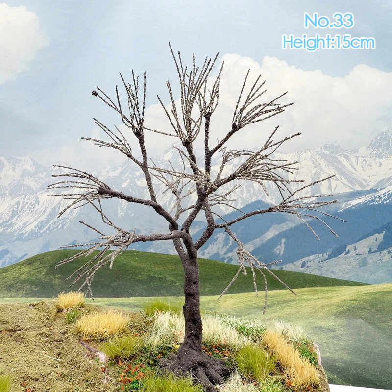 10/15 センチメートルシミュレーション木の幹モデル手作り木製材料ワイヤー幹 N/Ho スケール鉄道鉄道レイアウト