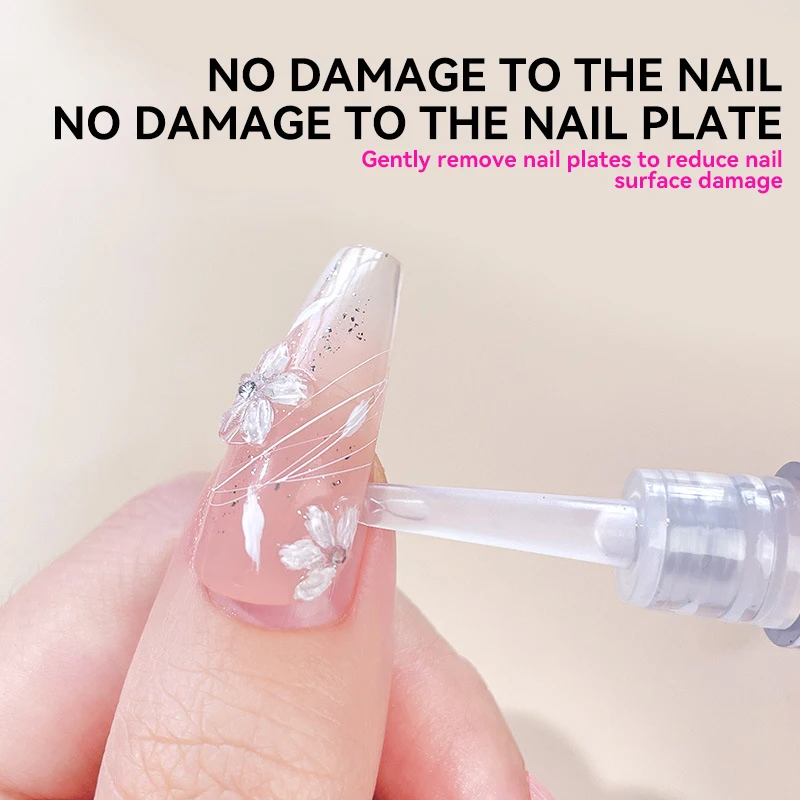 Stylo dissolvant pour faux vernis à ongles, outils de manucure, colle à dissolution rapide efficace, réutilisable, sans dommage, N64.402, 3ml
