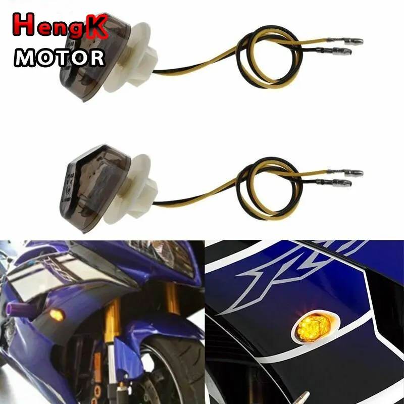 

LED Flush Mount Turn Signal Light Lamp Indicator For Yamaha YZF R1 R6 R6S