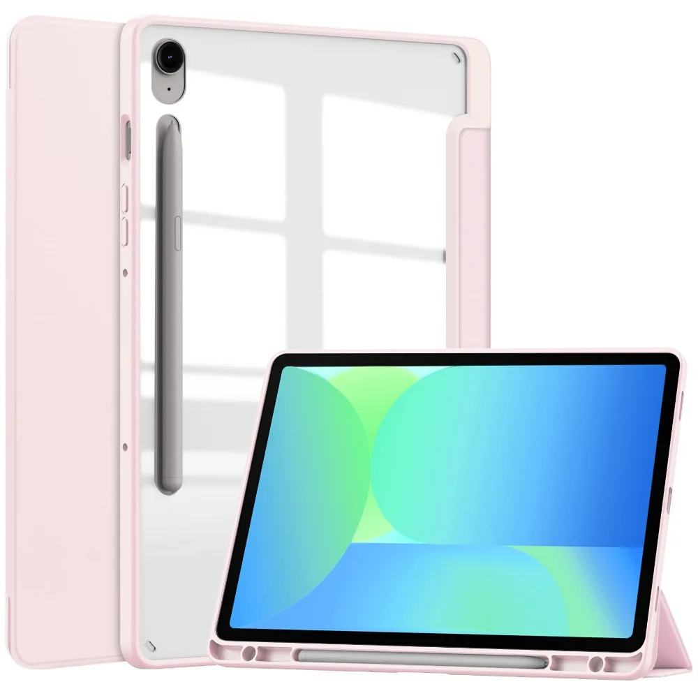For Samsung Galaxy Tab S10 FE 2025 SM-X520 X526B With Pencil Holder Case For Galaxy Tab S10 FE / S9 FE 10.9 inch Tablet Cover
