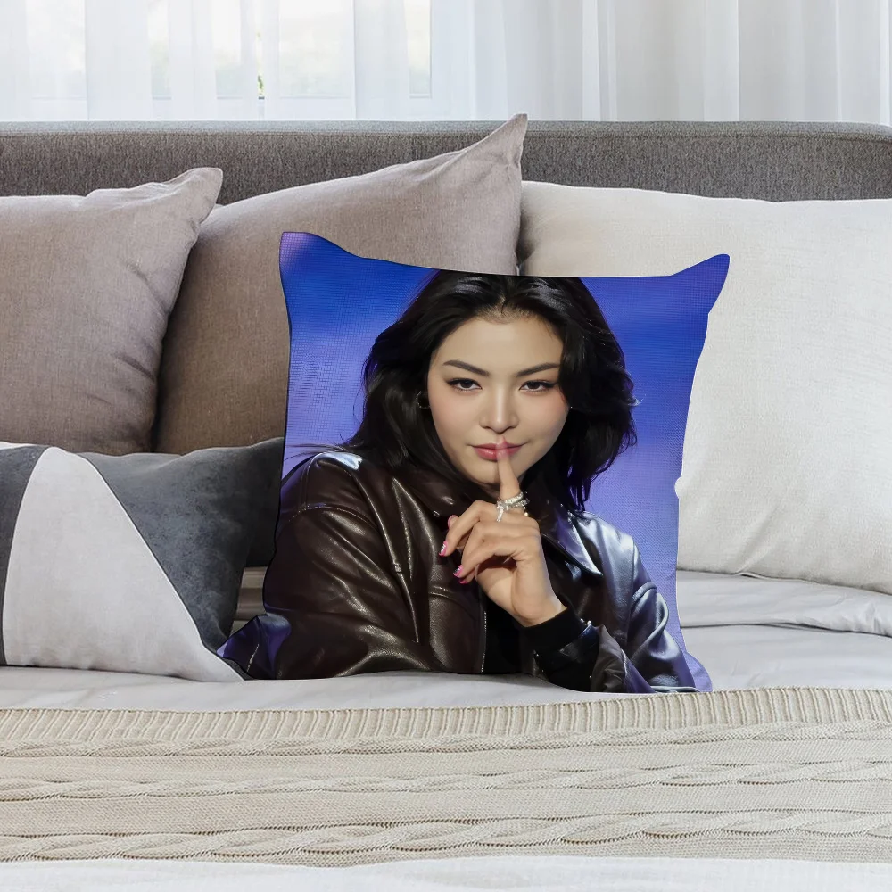 P-Peraya Malisorn Faye Pillow Case Short Plush Pillow Covers Sofa Decorative Gift Home Double-sided Printing Cushion Cover