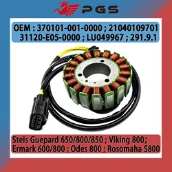 Stator Starter Generator Magneto For ODES DOMINATOR 800 RM PM STELS 800V 31120-E05-0000 21040109701 370101-001-0000 LU049967