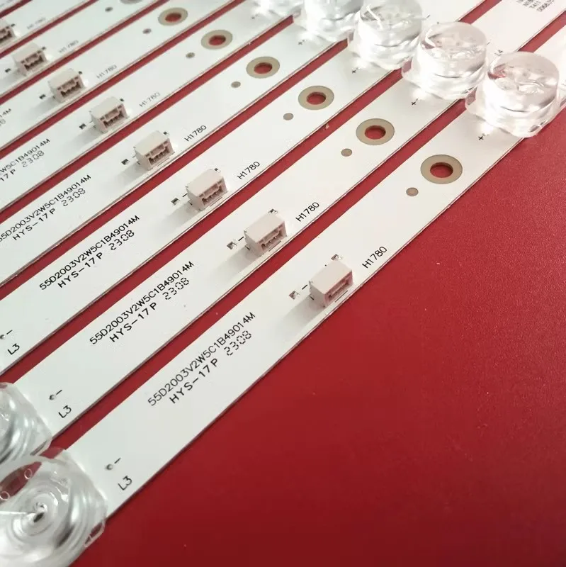 LED Backlight Strip para Backlight, 5 Lâmpada para BU, 55D2003V2W5C1B49014M