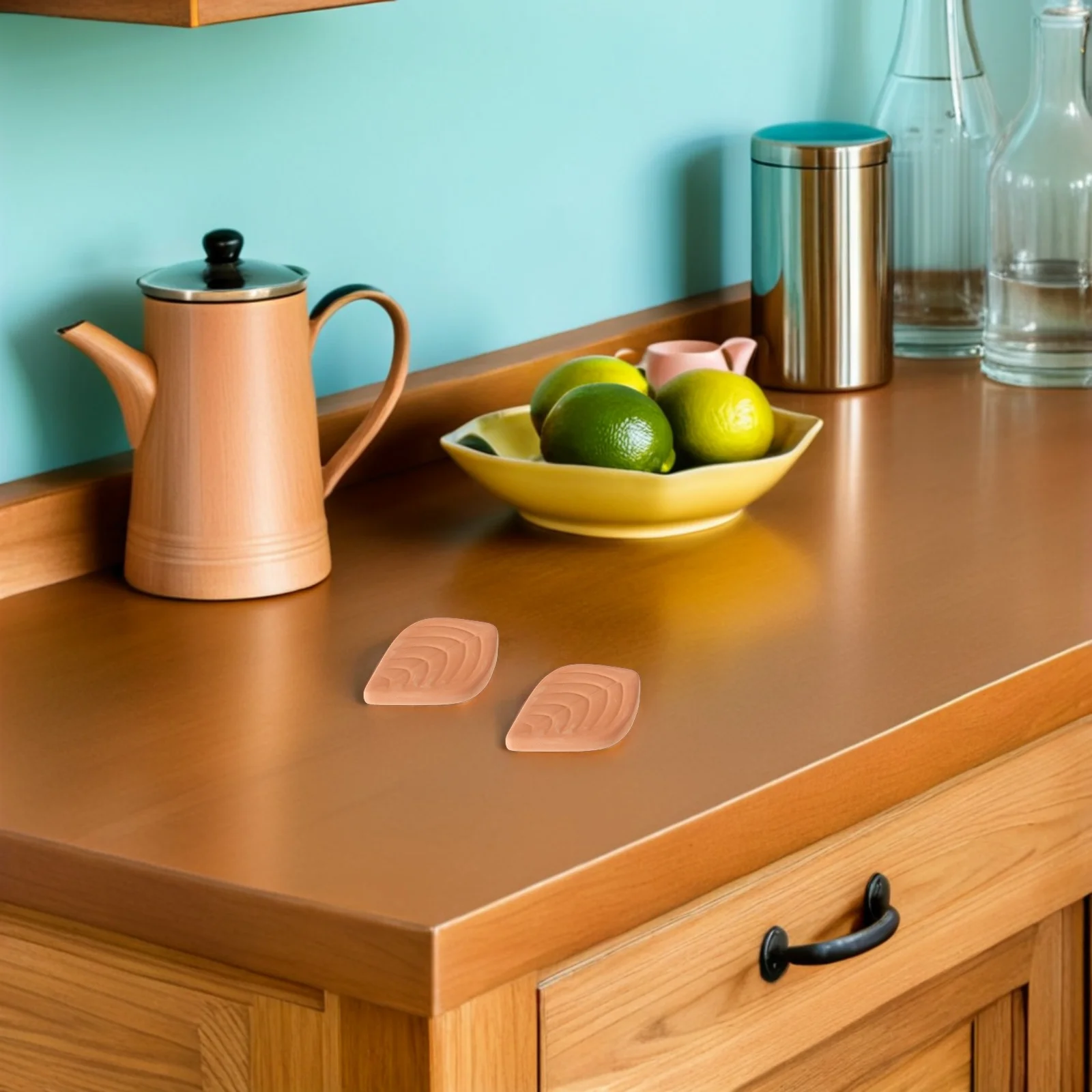 

10Pcs Leaf Shaped Terracotta Sugar Softening Pad for Brown Sugar Cookies Dried Fruits Travel Home Kitchen Accessories