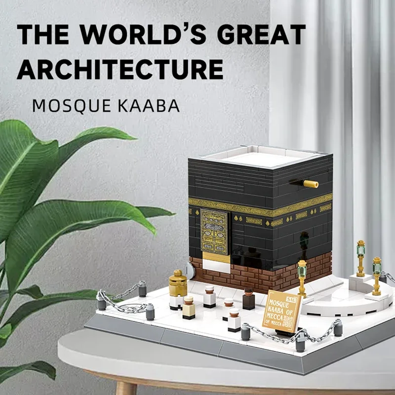 

Architecture Series The Great Mosque of Mecca Mosque Kaaba Model Building Blocks Classic Assembly Bricks Set Educational Toys