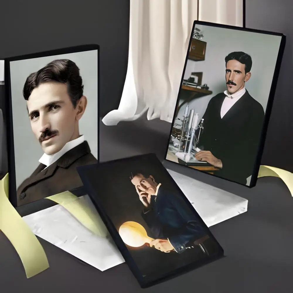 Electric Futuristic N-Nikola Tesla Poster American Film Mural Home Childrens Room Wall Decor Print