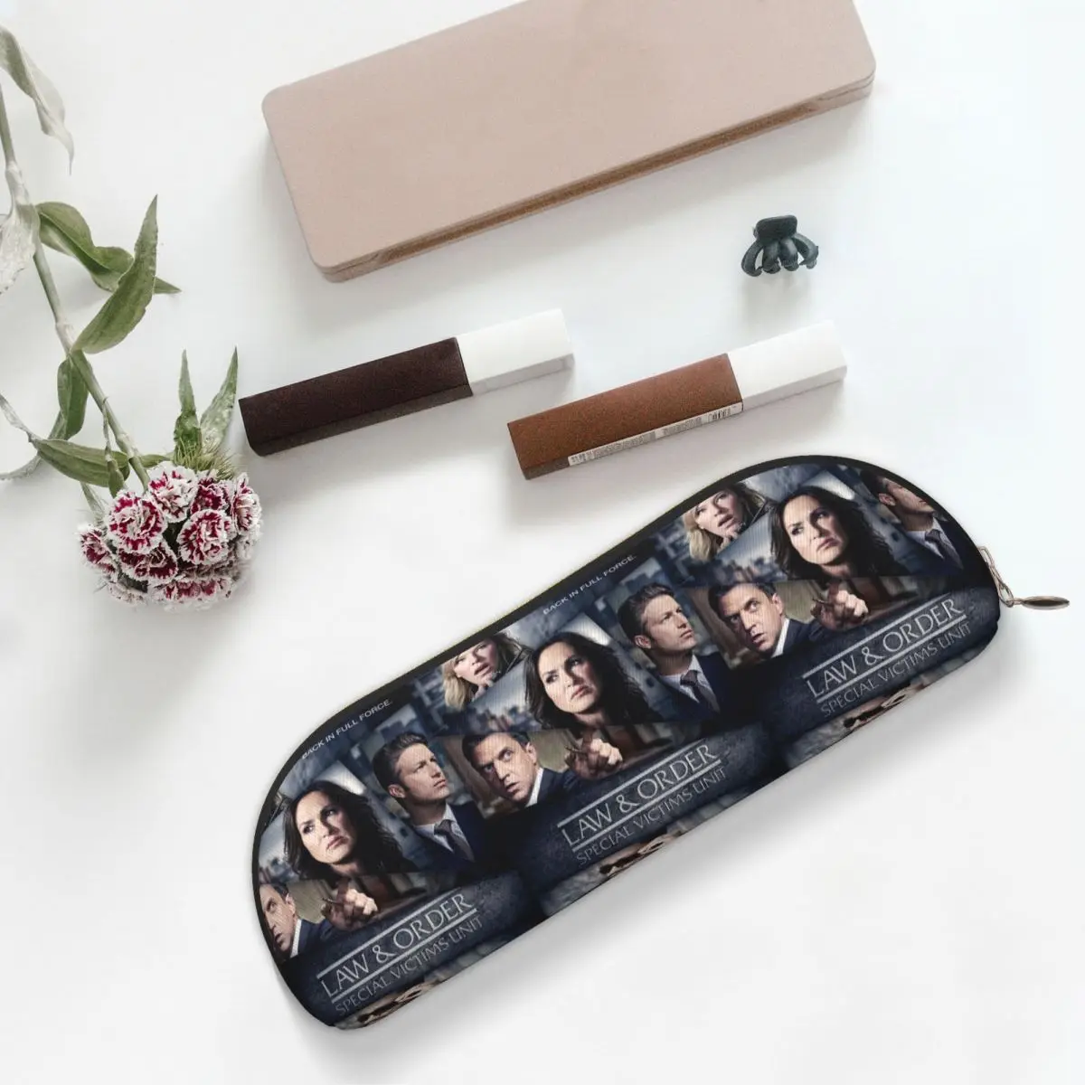 

SVU Back In Full Force Pencil Cases Pencil Pouch Storage Stationery Supplies Large Storage Pen Box Pencil Bag for Boys Girls