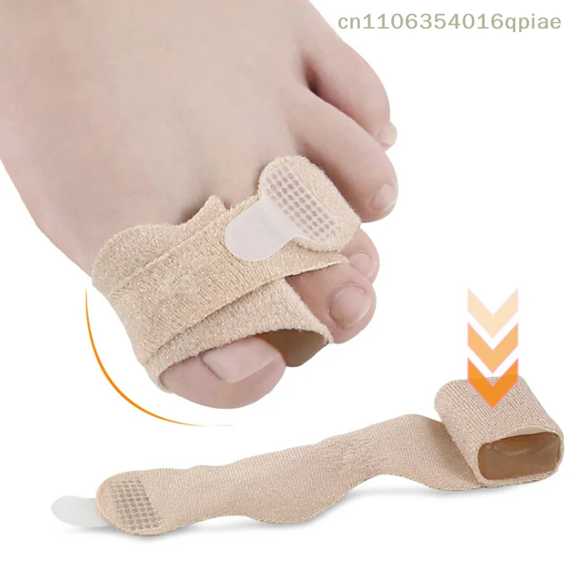 （Summer4）Toe Finger Straightener Hammer Toe Corrector Bandage Toe Separator Splint Wrap