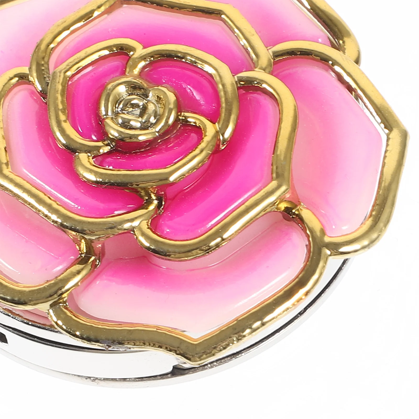 

Foldable Pink Flower Handbag Hook Zinc Alloy Acrylic Purse Hanger Holder Keeps Bags Off Floor for Cafe Restaurant Office Use