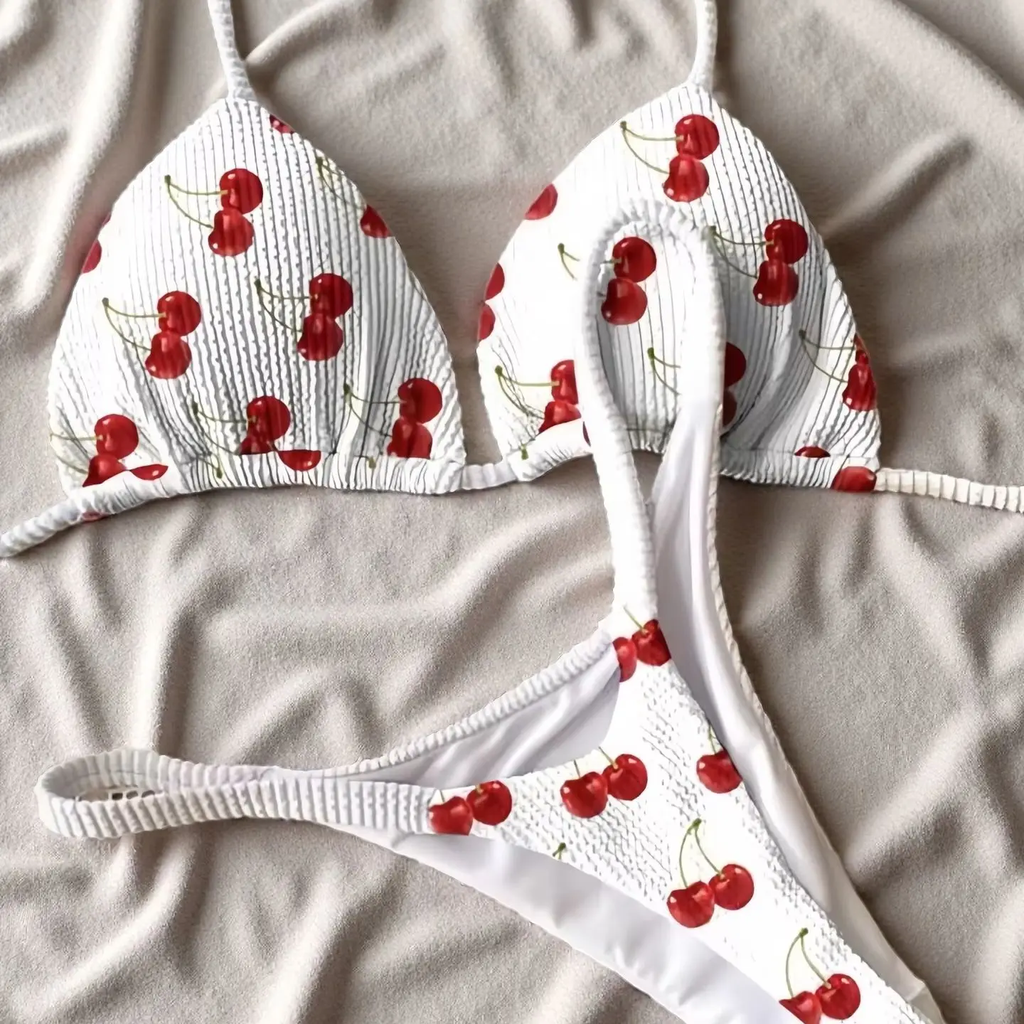 Sommer Mikro-Bikini Push-Up Damen Badeanzüge 2026 Sexy Bademode Bikini-Set Neckholder Biquini Badeanzüge Tanga Strandkleidung für Frauen – Detail 1