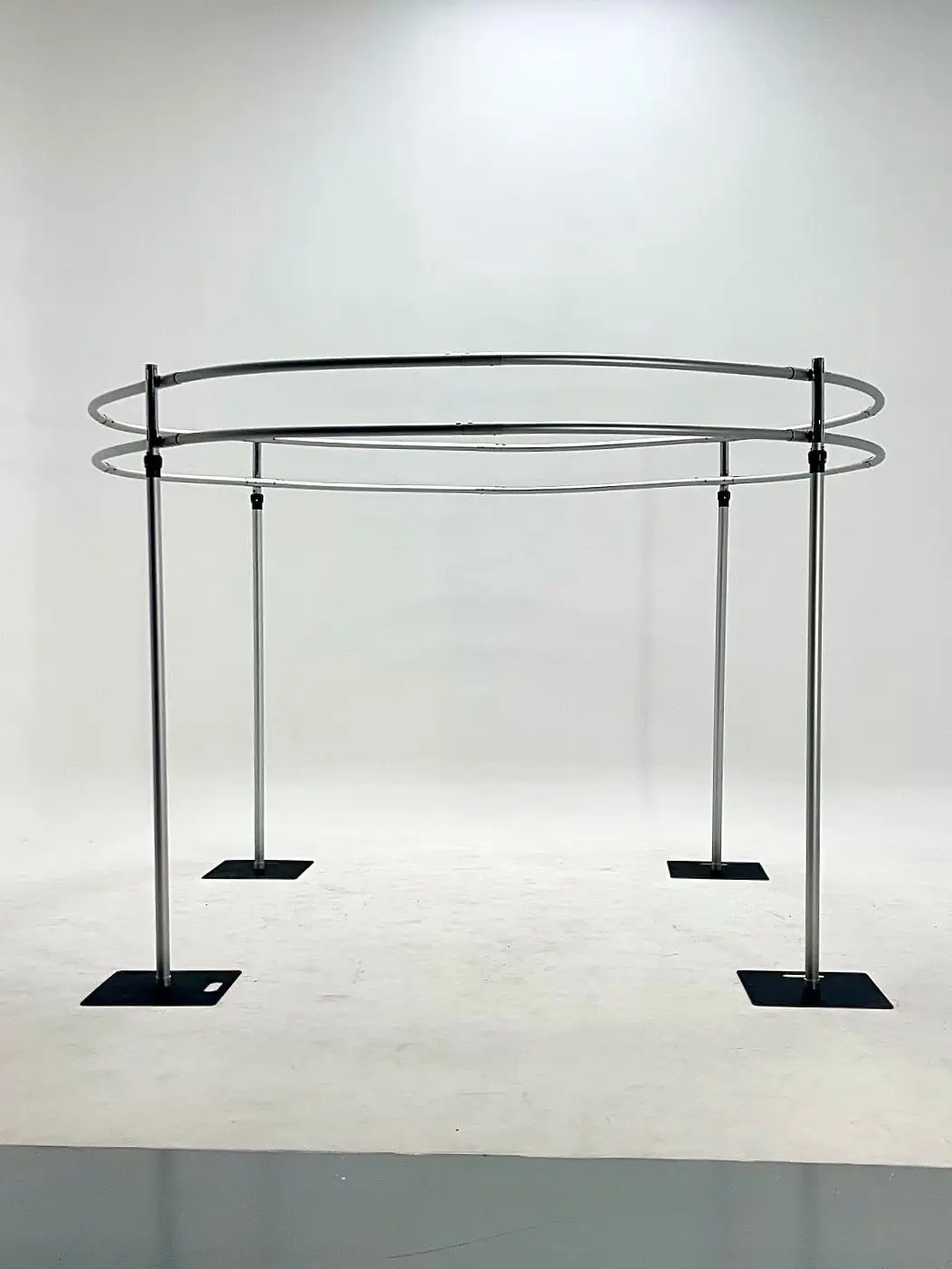 FSDKX Portable Pipe and Drape Backdrop Stand 10*10ft Wide Crossbar Adjustable Pipe and Drape Backdrop for Even