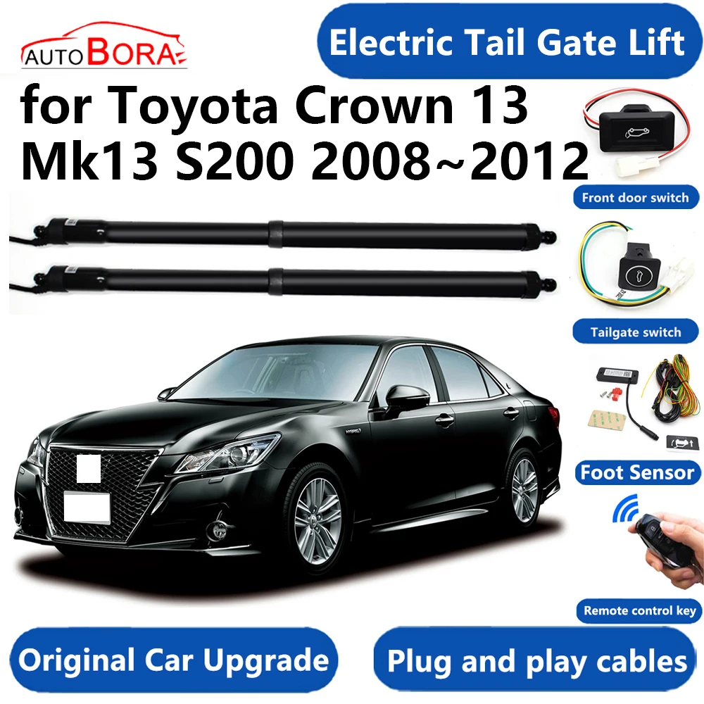 

Car Electric Tail Gate Lift System Power Liftgate Kit Auto Automatic Tailgate Opener for Toyota Crown 13 Mk13 S200 2008~2012