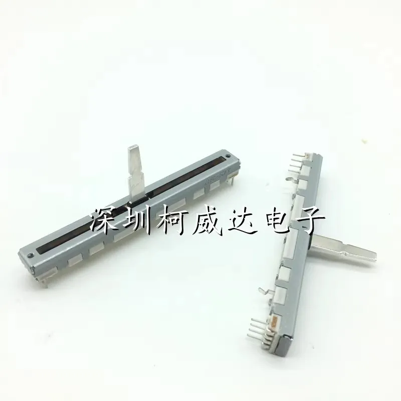 1pcs，Straight slip potentiometer，DCV1011，50KB，8pin，Total length 75mm, stroke 60mm, handle height 20mm，CMX-3000 CMX-5000