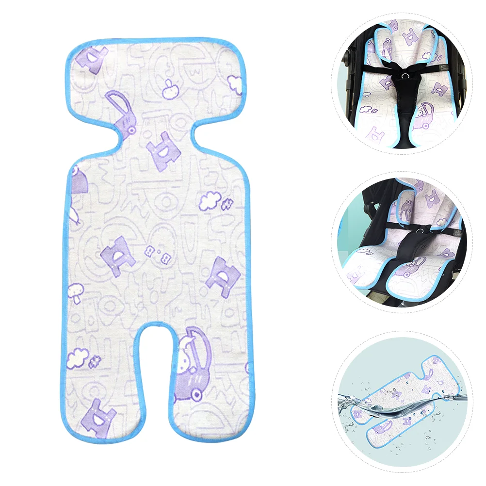 

Универсальный Коврик для коляски, автомобильных прицепов, детское сиденье, охлаждающая подушка для малышей, охлаждающая подушка из шелка