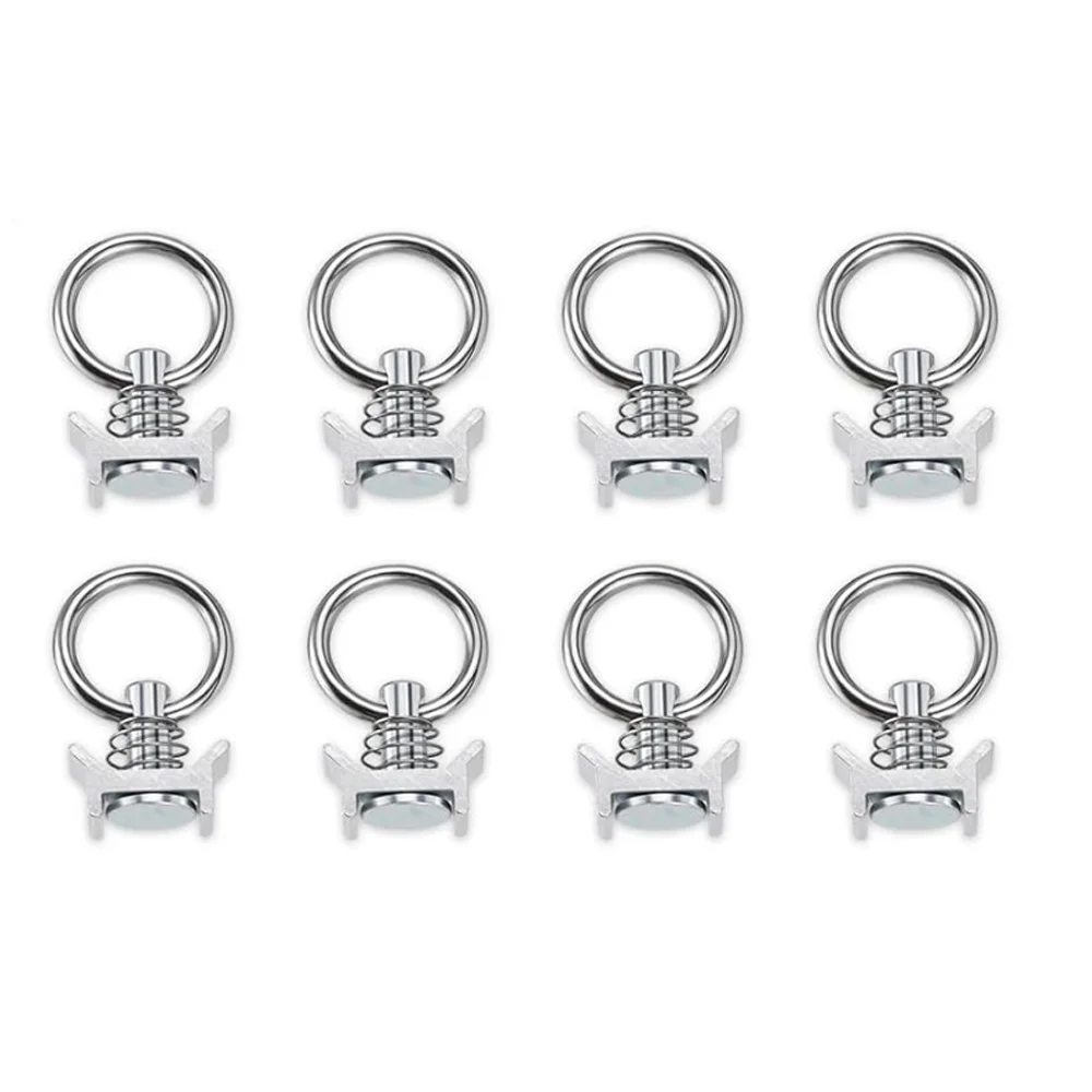 For Enclosed Trailer Cargo Fixing Trarvel Transfer 19.7 Inch Aluminum L Track Tie-Down System Aluminum Delivery Tie-Down Rail