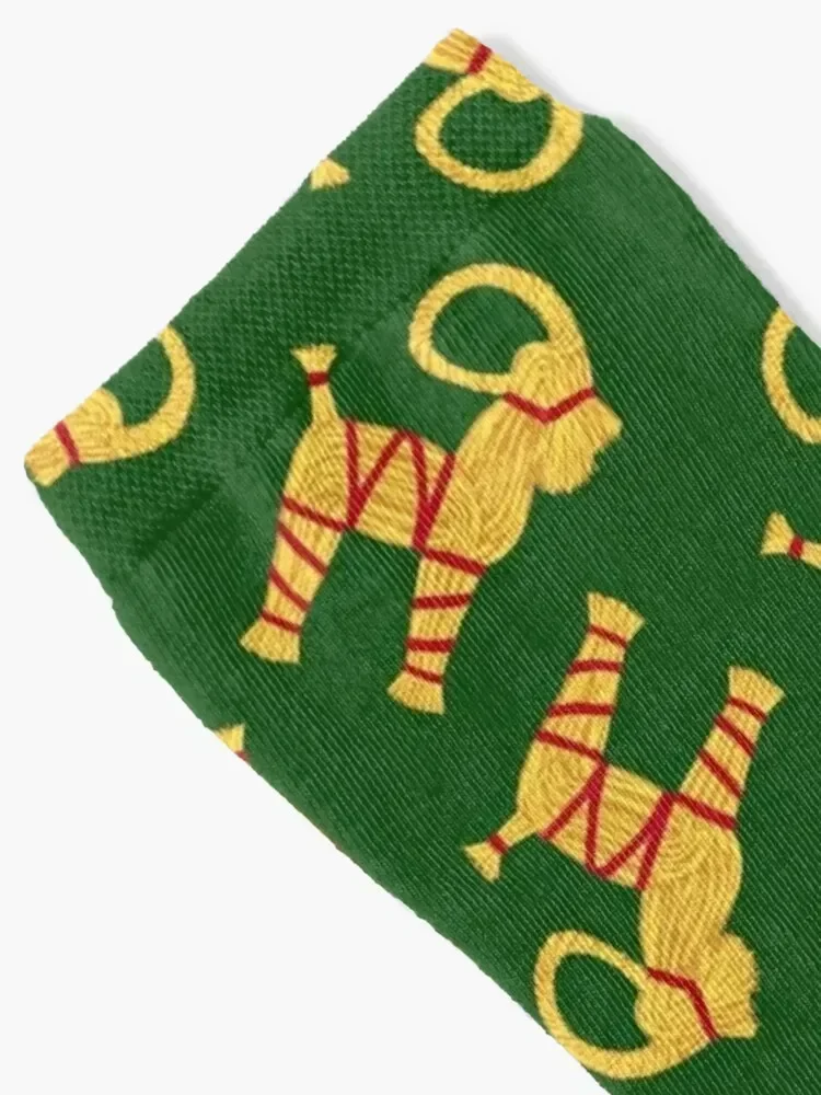 يول الماعز القش زخرفة الجوارب القطنية لكرة القدم المضادة للانزلاق تتحرك جوارب الرجال الجوارب النساء الرجال #2