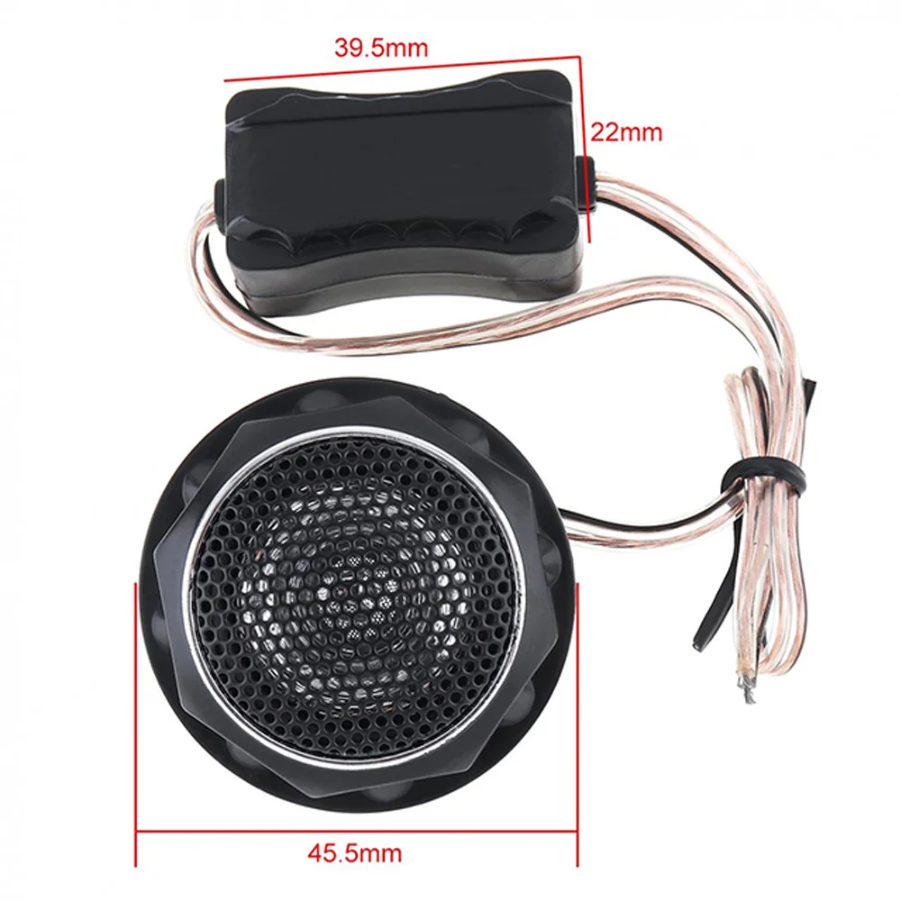 1 Pair T280 Universal Car Tweeter Speakers MAX 140W High-Power HIFI Sound Quality Music Stereo Loud High-Frequency Capacitor