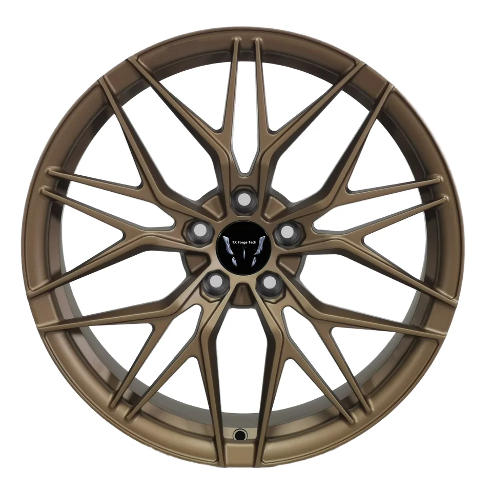 Factory Custom Aluminum 1-Piece Forged Alloy Wheels 17 18 20 21 22 24 26 Inch Passenger Rims 5x112 5x120 5x114.3 Rims