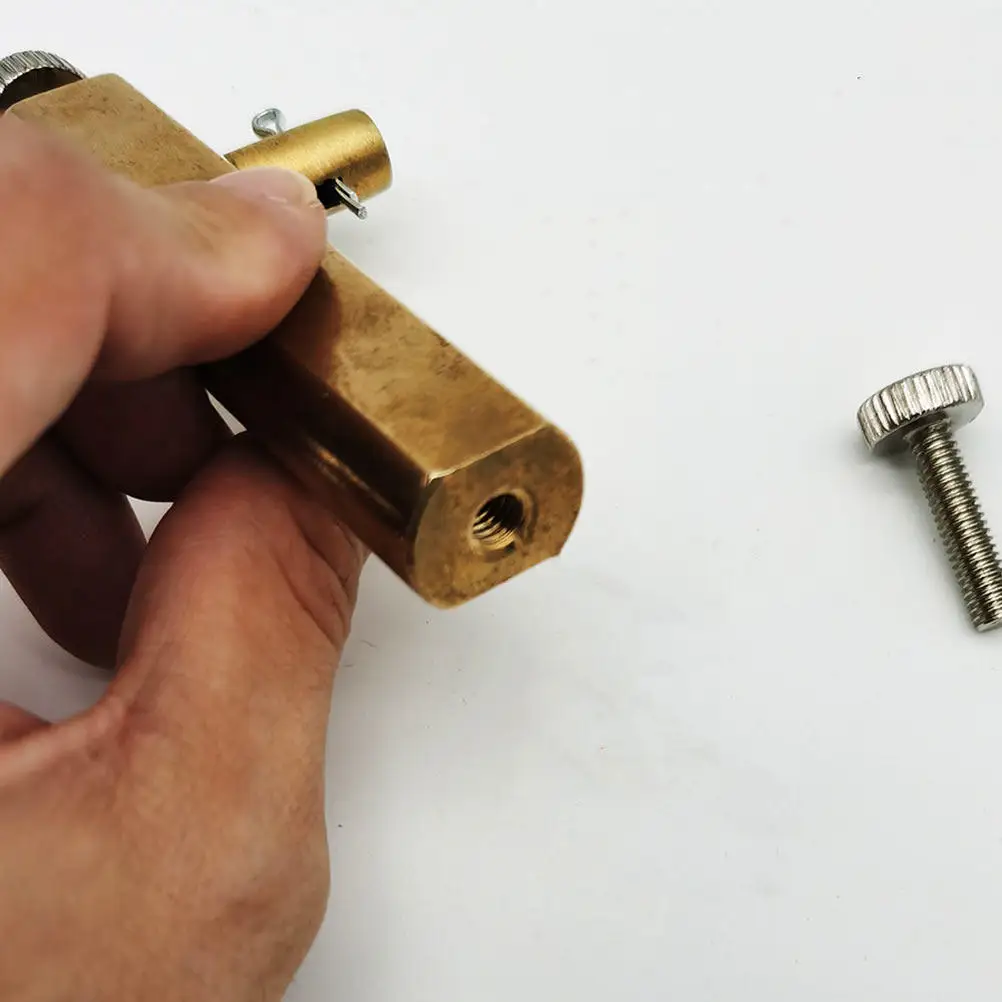 

1Pcs Premium Violin Inlay Equipment Polished Brass Inlaid Slot Cutter Precise Performance Long-Lasting Use for Violin Part