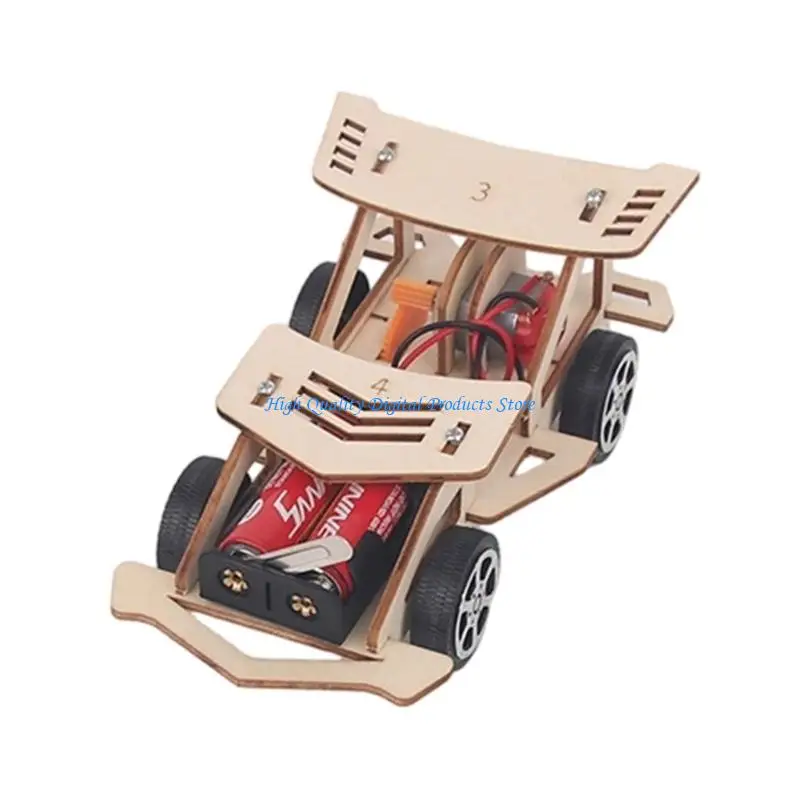 U2JE Electric Race Car Model with Electric Motor For Kids Safe Educational Science