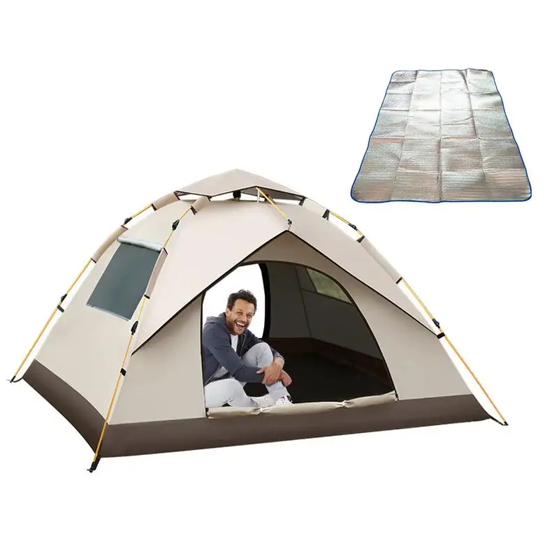 

Family Camping Tent Automatic Tent Quick Opening Sun Protection Tent Automatic Setup Camping Beach Tent For Picnics BBQ Camping