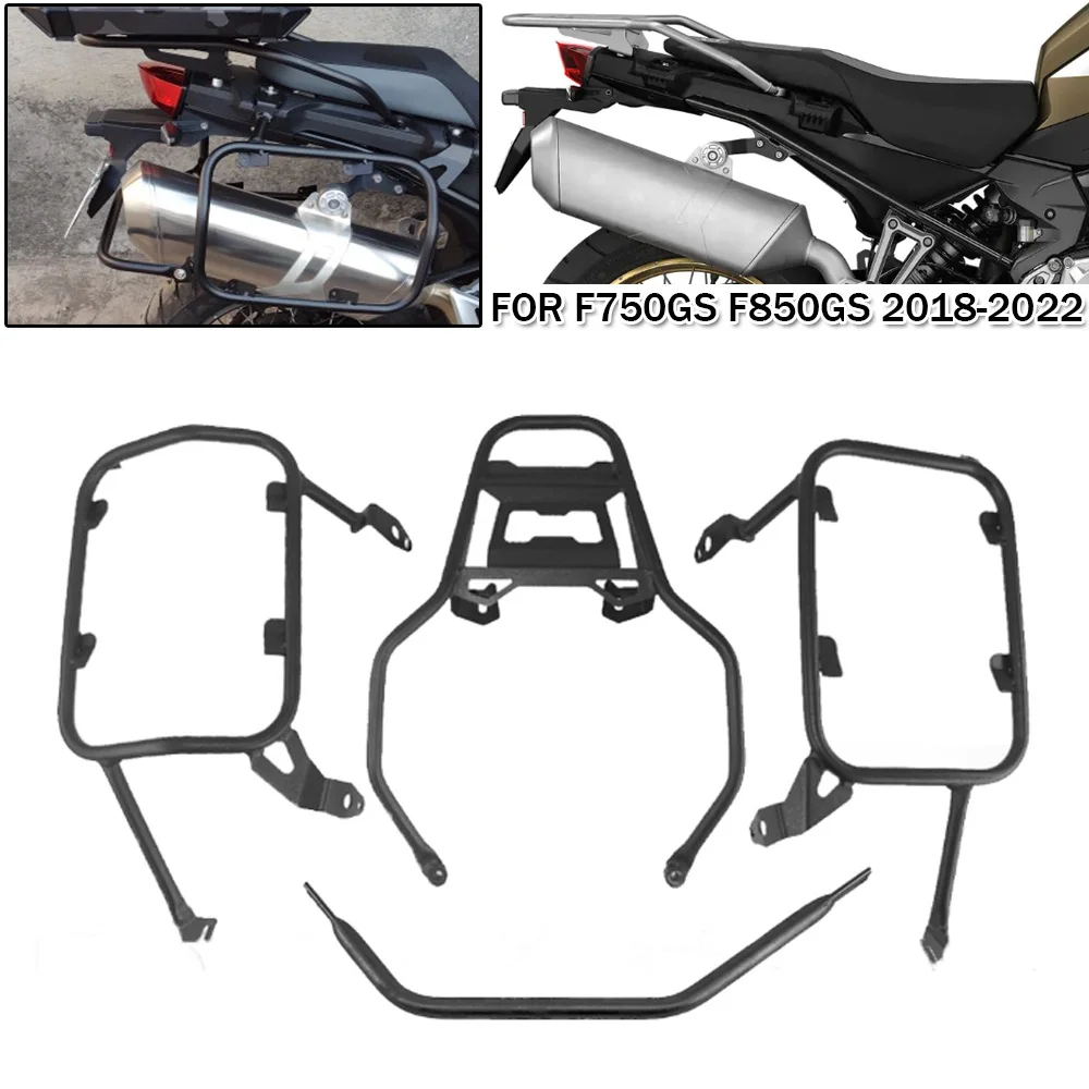 

Motorcycle Side Panniers Rack Frame For BMW F750GS F850GS 2018 2019 2020-2023 GS F850 F750 GS Topcase Saddlebag Bracket Holder