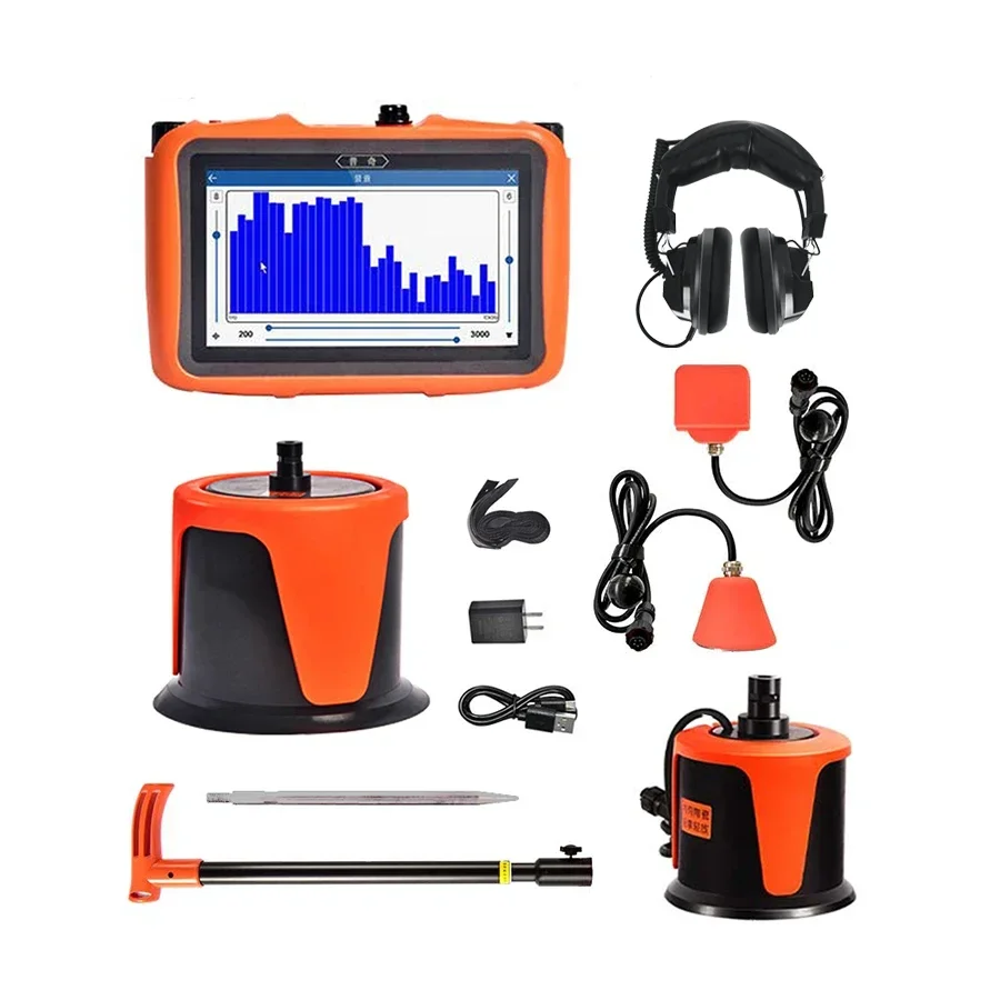 PQWT L7000 Detector De Fugas Agua Underground Water Leak Detector Plumbing Tools Pipeline Leak Detection