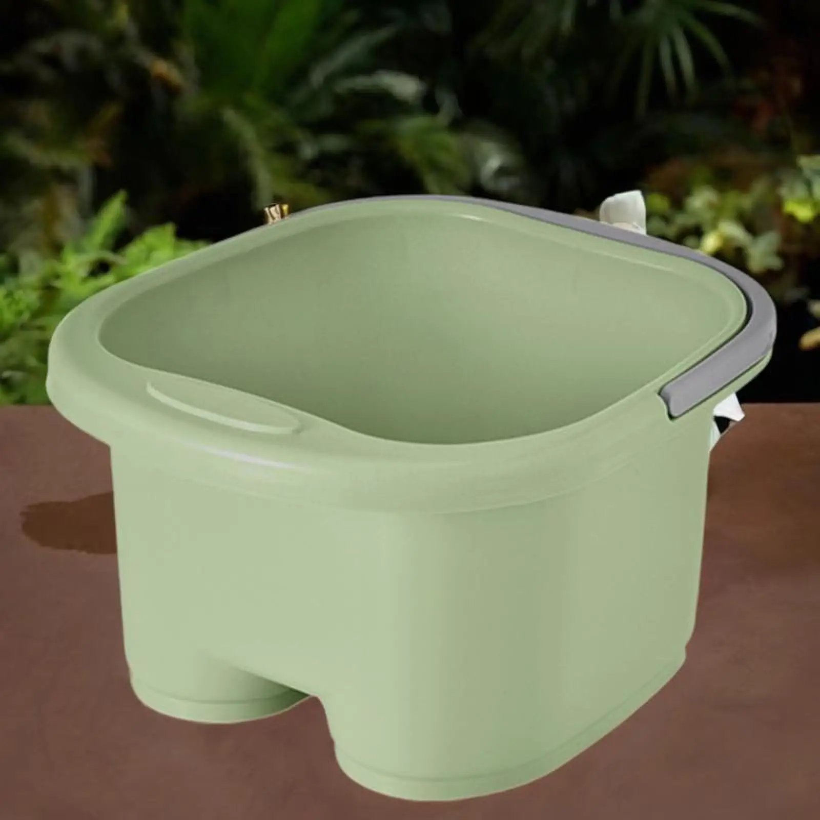 Soaking Feet Bucket with Rollers Foot Bath Basin for Pedicure and Home Spa Therapy Use