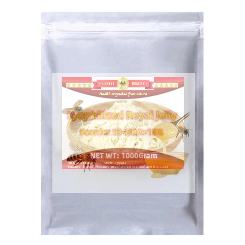 Jalea real liofilizada de entrega rápida global, embalaje personalizado de fábrica