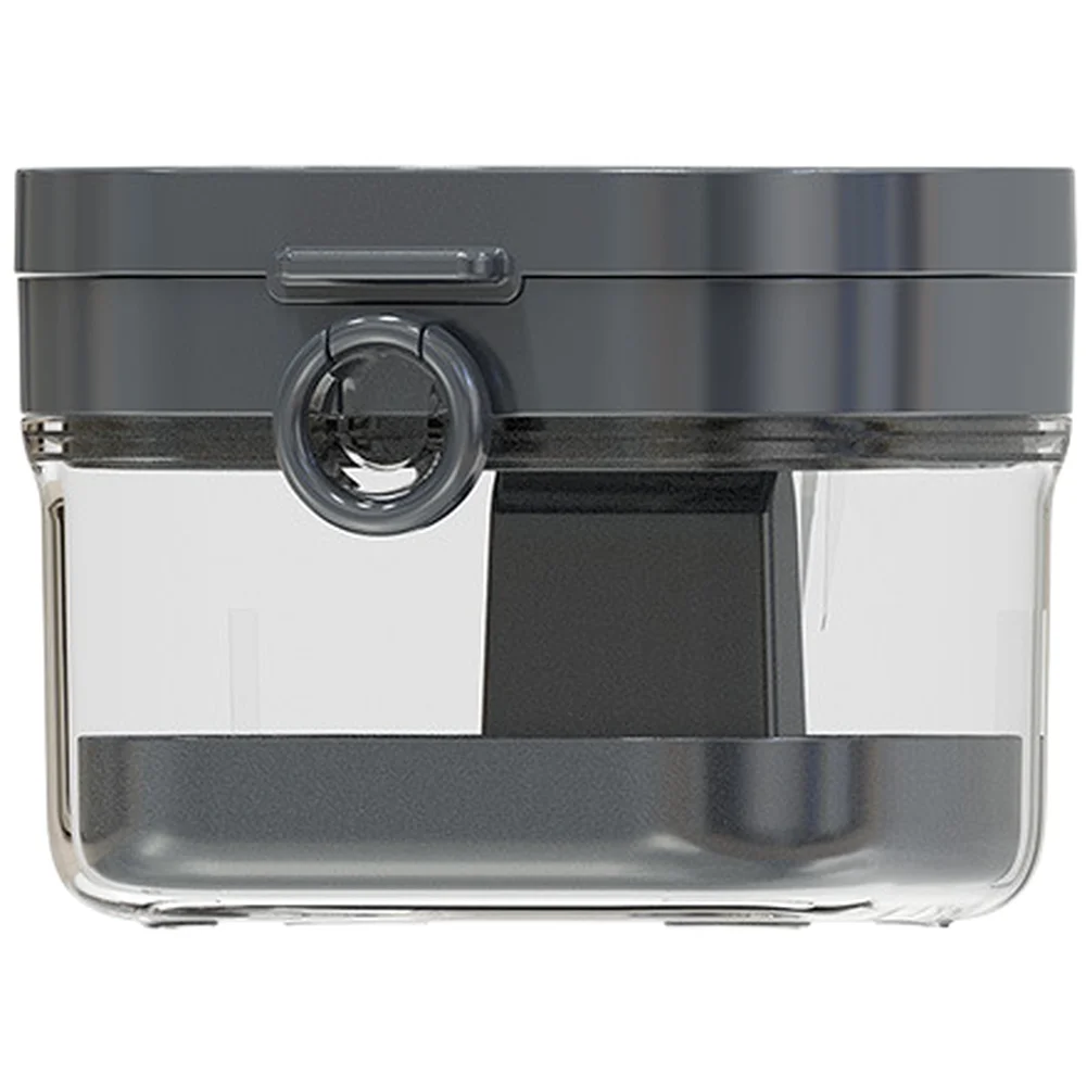 Braces Storage Box with Mirror Lid Two-Tier Interior Silicone Gasket Seal and Optimized Drainage for Daily Maintenance