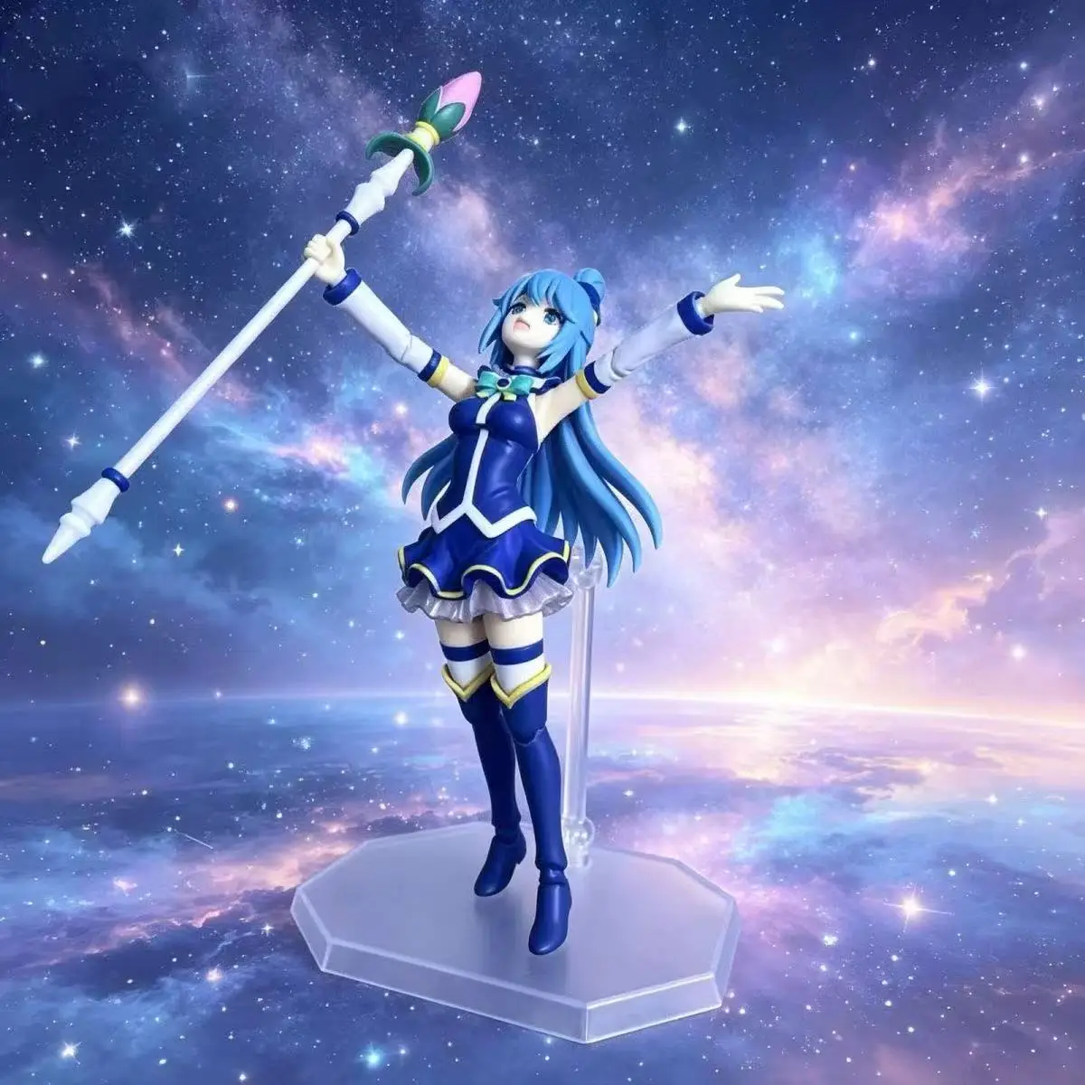 Figura de Acción Figma Aqua, KonoSuba: La Bendición de Dios en Este Maravilloso Mundo, Modelo Coleccionable