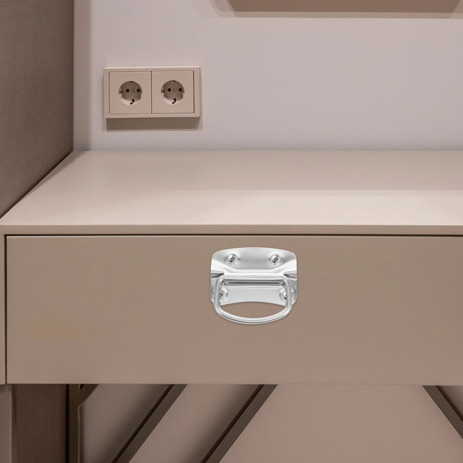 

2pcs Stainless Cabinet Handles Heavy Duty Spring Folding for Door Pulls Drawers Tool Boxes Industrial Hardware