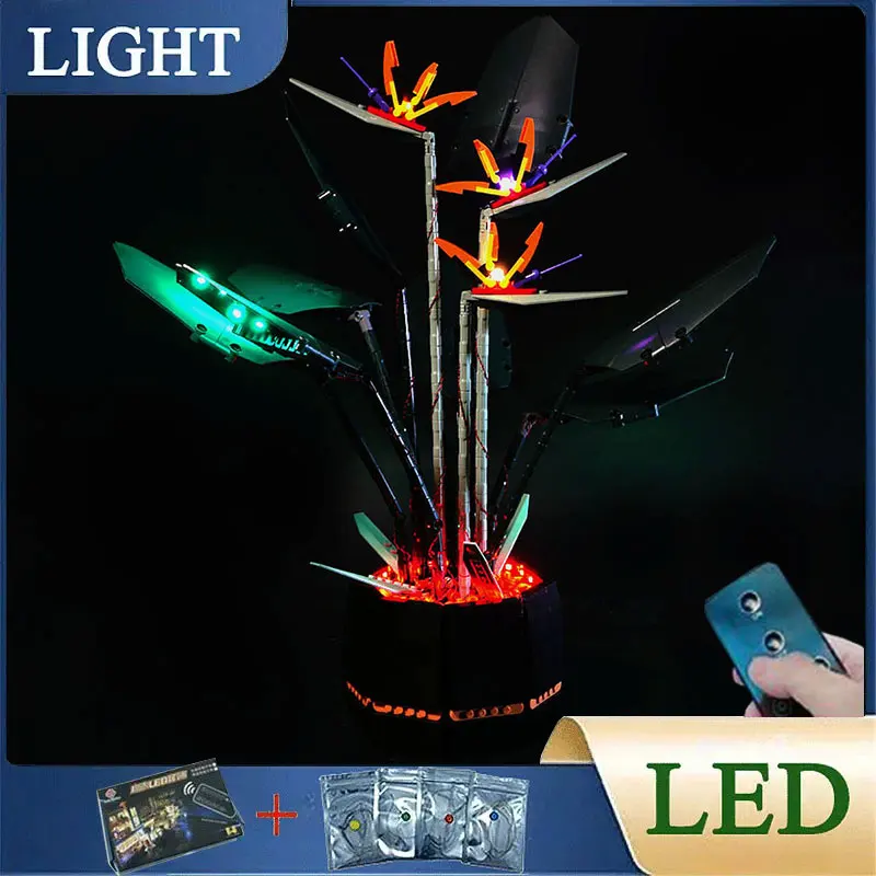 RC DIY LED Light Kit For LEGO 10289 Bird of Paradise Building Block Set（Only LED Light,Without Blocks Model）