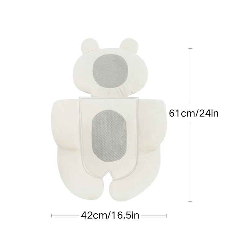 Newborn Bassinet Protector, Baby Stroller Seat Cushion, Car Seat Insert, Thick Soft Washable, Baby Travel Anti-Bump Pad