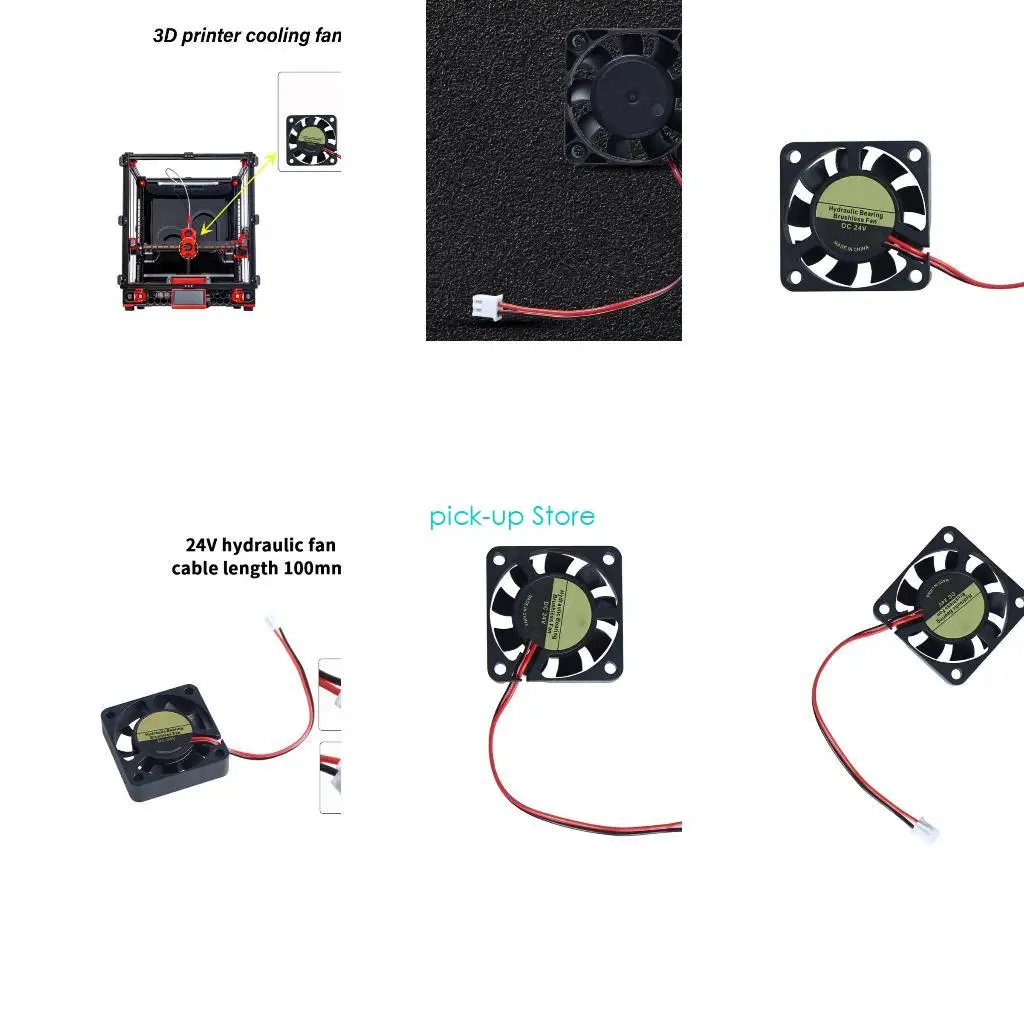 

Q5WA 40x40x10mm 24V Blower Fan 24V 4010 Double Bearing Brushless Cooling Fan for 2.4