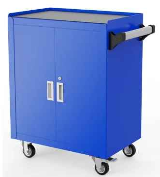 Professional Mobile Tool Cabinet Large Capacity Thickened Drawer Organizer on Heavy Duty Casters for Factory Garage Storage