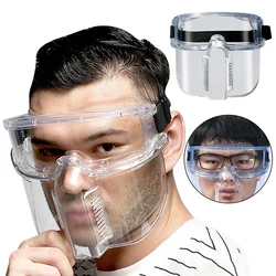 Work Protection Mask Full Face Protector Shield Transparent Facial Protector Face Protective Screen Kitchen Accessories Gadgets